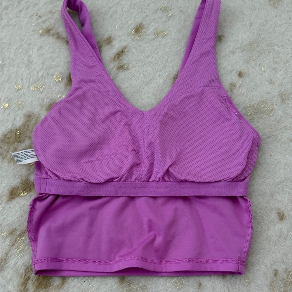 All in Motion Fuschia Crop Top - Picture 4 of 5